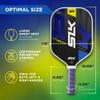 Selkirk Sport SLK Neo Graphite Pickleball Paddles Set of 2 | Designed in The USA | Complete Pickleball Set with 2 Pickle Ball Rackets, 3 Hybrid+ Balls, and SLK Sling Bag | Green & Purple view 4