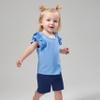 Gerber Baby Girls' Toddler 2-Pack Double Ruffle Tops, Blue, 12 Months view 4