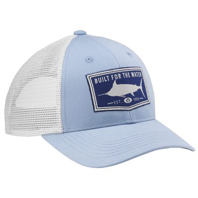 Flying Fisherman Trucker Hat, Light Blue, One Size