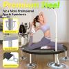 SkyBound Mini Trampoline Fitness Trampoline Fitness Rebounder with Adjustable T-Bar Handle - Exercise Trampoline for Adult - Fitness Trampoline for Workout Trainer view 4