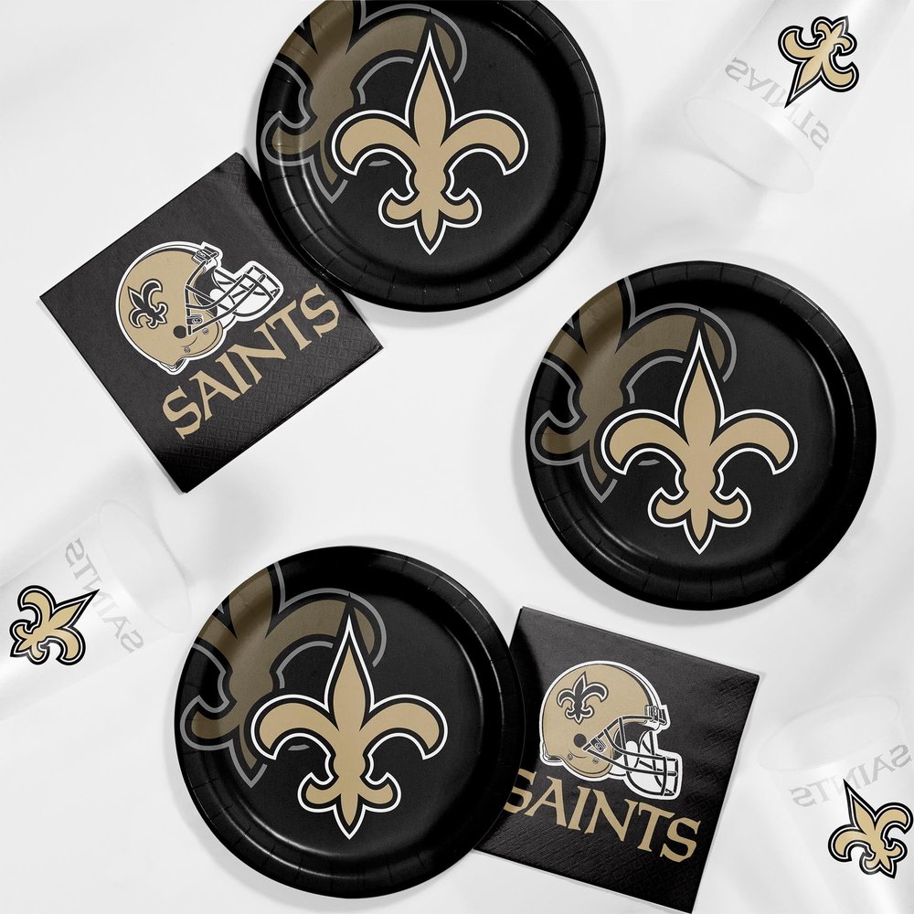 Trendware New Orleans Saints Tailgating Kit, Serves 8