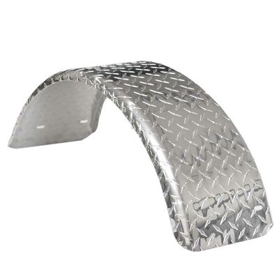 Boat Trailer Fender 44876TB | 27 1/2 x 9 Inch Aluminum Diamond