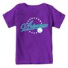 Arizona Baseball Vintage Kid's Fan T-Shirt (Purple Shirt, YXS) view 1