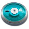 Gill Athletics 1 Kg Throwing Discus - Low to Mid Spin Metal Discus with 75% Rim Weight - Spin Disc for Practice and Competition - Ideal Track and Field Training Equipment view 1