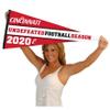 College Flags & Banners Co. Cincinnati Bearcats 2020 Undefeated Season Pennant Flag view 4