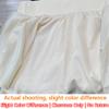 Yuerlian Tennis Skirts Pleated Skorts with Shorts Pockets Double Ruffle Golf Skirts Workout Running Skorts Skirt Athletic Light Cream view 3