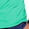 Men's V Neck Muscle Workout Athletic T-Shirt Bodybuilding Fashion Short Sleeve Slim Fit Zipper Tee Top (Light Green 2,US Size XXL Asia 3XL) view 4