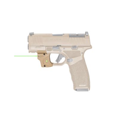 Viridian E Series Green Laser Sight for Springfield Hellcat Pro, Gun Sight with Ambidextrous On and Off Switch, FDE