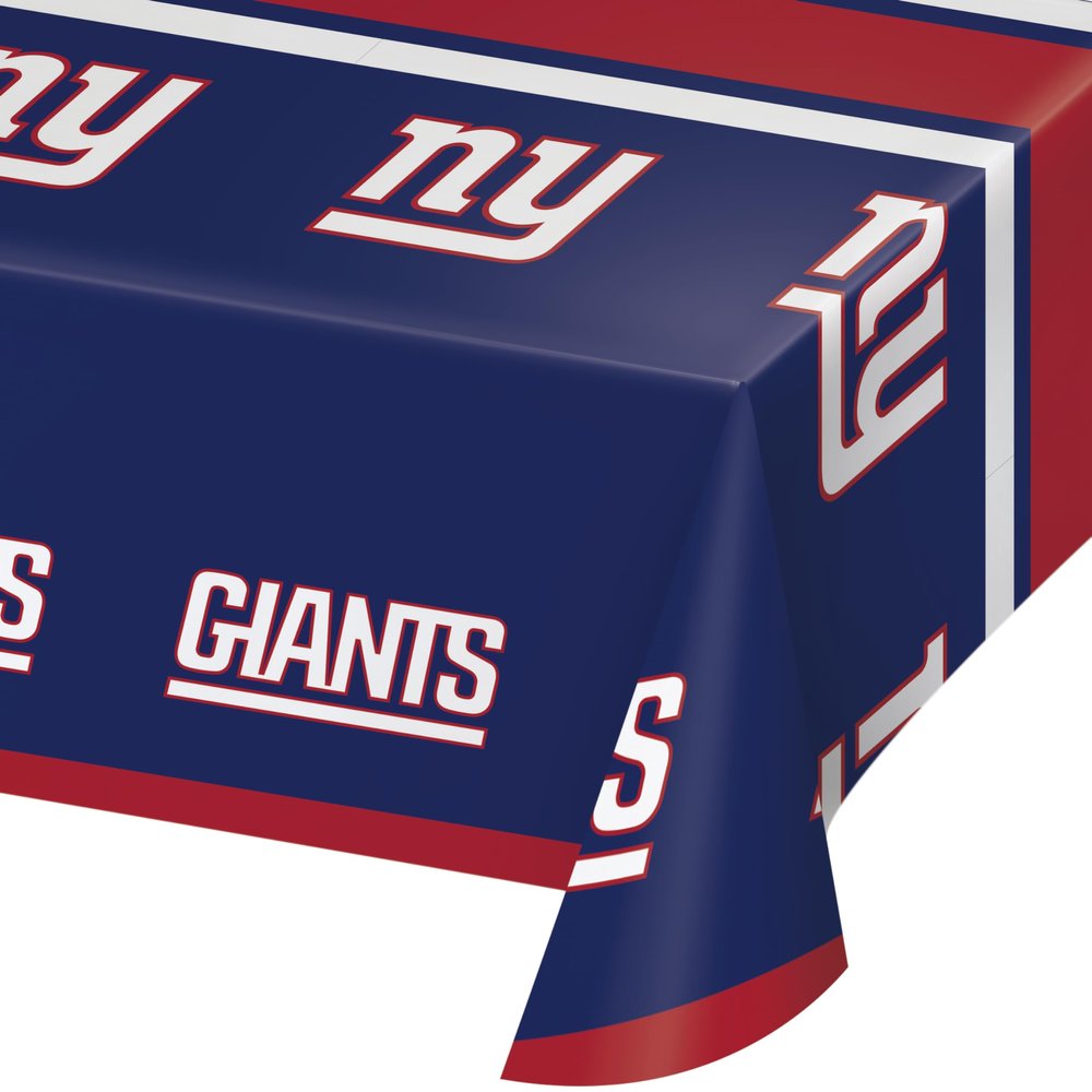 Trendware New York Giants Plastic Tablecloths, 3 ct