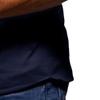 Men's V Neck Muscle Workout Athletic T-Shirt Bodybuilding Fashion Short Sleeve Slim Fit Zipper Tee Top (Dark Blue 3,US Size XS Asia S) view 4