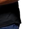 Men's V Neck Muscle Workout Athletic T-Shirt Bodybuilding Fashion Short Sleeve Slim Fit Zipper Tee Top (Black,US Size S Asia M) view 4
