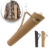 ZSHJGJR Quiver for Arrows - Arrow Quiver Cowhide Material, Dual Use Leather Archery Quivers, for Recurve Compound Bows Target Shooting Hunting Arrow Quiver Package (Style B, Khaki) view 1