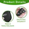 Watayo 6 Pcs 4 Wheel Baseball Umpire Clicker -Black Umpire Indicator Gear -Practical Baseball Counter Clicker for Scorekeeper Recording Outs & Innings Balls view 3