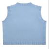 Hyipels Women's Sweater Vest,Y2K Sleeveless Pattern Preppy Style Knitted Crop Tank Top for Girl view 3