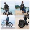 YEEGO DIRECT Bike Panniers,29L Large Capacity Waterproof bike bags, Bike Rack Bag Saddle Bags For Rear Rack Bicycles Commuter Backpack - Black (1 PCS) view 4