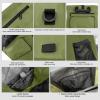 YEEGO DIRECT Bike Panniers, 29L Large Capacity Waterproof bike bags, Bike Rack Bag Bike Saddle Bags For Rear Rack Bicycles Commuter Backpack - Green (1 PCS) view 3