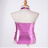 CHICTRY Kids Girls' Fashion Sequins Sleeveless Halter Neck Gymnastics Leotard Fancy Cutouts Dance Bodysuit Costume Light Pink 5-6 Years view 3
