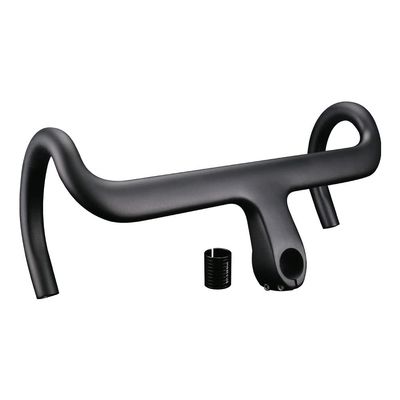 integrated handlebar road bike carbon handlebar integrated drop handlebar 420 carbon fiber drop bars and stem 28.6/31.8mm drop handlebars (420X90)