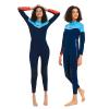 XUKER Wetsuit Women, 2mm Neoprene Long Sleeve Full Body Back Zip Wet Suit in Cold Water for Diving Surfing Snorkeling Kayaking Swimming Scuba Water Sports view 1