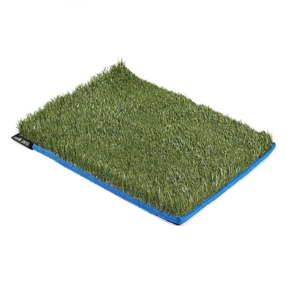 20" x 25" The Original Surf Grass Mat - Made in The USA - Surfer Grass Change Mat - Roll Up Turf for Beach, Snow, Camping, Changing & More! (Blue)