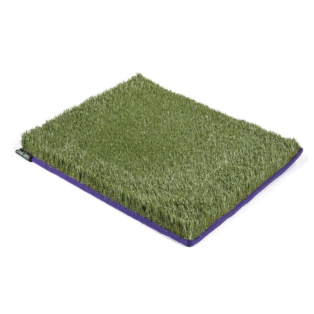 20" x 25" The Original Surf Grass Mat - Made in The USA - Surfer Grass Change Mat - Roll Up Turf for Beach, Snow, Camping, Changing & More! (Purple)