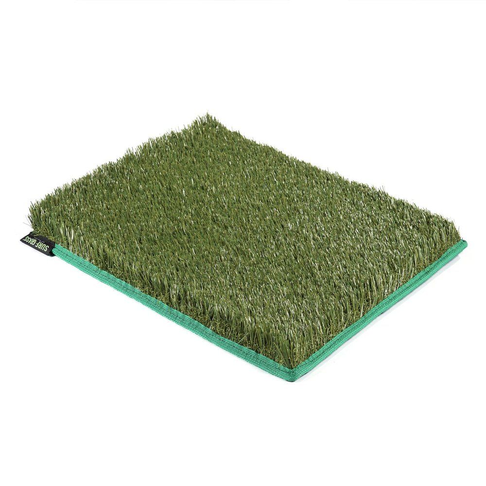 42" x 42" XL - The Original Surf Grass Mat - Made in The USA - Surfer Grass Change Mat - Roll Up Turf for Beach, Snow, Camping, Changing & More! (Green)