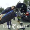 25" x 30" Large - The Original Surf Grass Mat - Made in The USA - Surfer Grass Change Mat - Roll Up Turf for Beach, Snow, Camping, Changing & More! (Purple) view 4