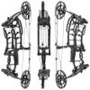 Dual-Purpose Compound Bow Hunting Catapult Bow for Steel Ball and Arrow, Draw Weight 40-65lbs Adjustable, Gordon Limbs Made in USA,Short-Axis Compound Bow,Left/Right Hand Avalible (only Bow) view 1