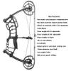 Dual-Purpose Compound Bow Hunting Catapult Bow for Steel Ball and Arrow, Draw Weight 40-65lbs Adjustable, Gordon Limbs Made in USA,Short-Axis Compound Bow,Left/Right Hand Avalible (only Bow) view 2