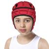 Kids Rugby Helmet Soft Padded Football Headgear with Adjustable Chin Strap Soccer Youth Head Protector Cap Flag Football Hockey Headguard Cap Protective Headgear view 4