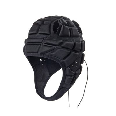 Kids Rugby Helmet Soft Padded Football Headgear with Adjustable Chin Strap Soccer Youth Head Protector Cap Flag Football Hockey Headguard Cap Protective Headgear
