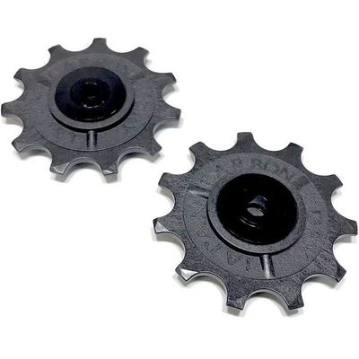CarbonDryJapan 11t Pulley Set, Compatible with Shimano / Campagnolo Full Ceramic Bearings