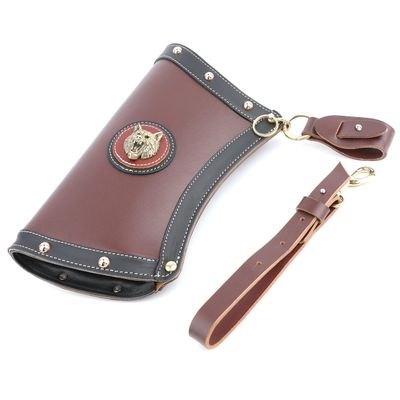 limaity Leather Arrow Quiver for Recurve Compound Bow Pocket Hip Traditional Side Quiver Bag Adjustable Shoulder Hanged Arrows Bag for Bow Hunting and Target Practicing (Type 1)