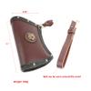 limaity Leather Arrow Quiver for Recurve Compound Bow Pocket Hip Traditional Side Quiver Bag Adjustable Shoulder Hanged Arrows Bag for Bow Hunting and Target Practicing (Type 1) view 3