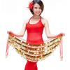 288 Coin Heavy 5 Layers Belt Belly Dance Costume Hip Scarf Wrap Waist Band India Dancer Multi Color Dancing Belt (Color : Red, Size : Free Size) view 1
