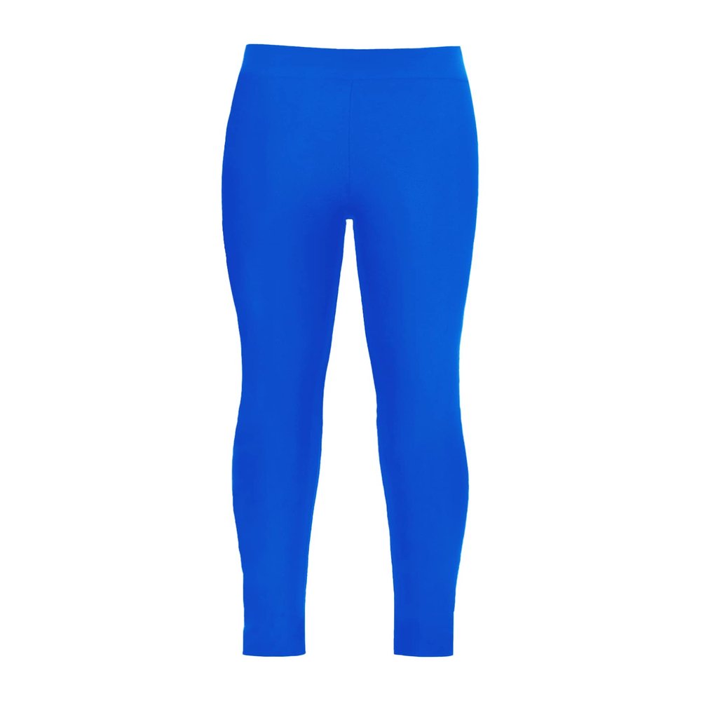 Oyolan Kids Girls Leggings Ankle Length Tights Pants Athletics Running Dance Competition Yoga Leggings Activewear Royal Blue 16 Years