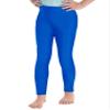 Oyolan Kids Girls Leggings Ankle Length Tights Pants Athletics Running Dance Competition Yoga Leggings Activewear Royal Blue 16 Years view 3