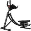YUYANAIAI Abdominal Exercise Equipment, Ab Machine - Black, Roller Machine Style, Can Rotate Freely, Side Abdominal Muscles, Whole Body Muscle Shaping, Counting Function, Real-time Control view 1