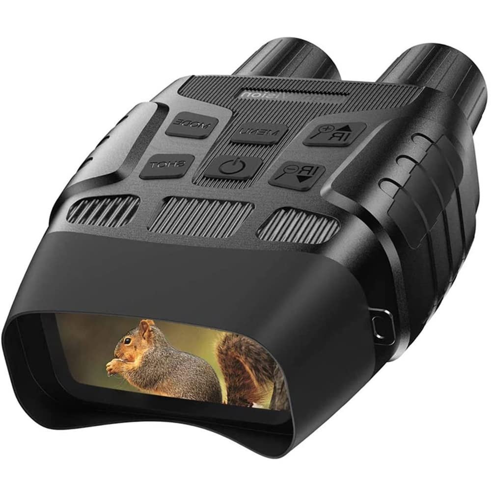 HDCSUN Night Vision Binoculars, 984FT/300M Viewing Range, 2.31LCD, 4X Digital Zoom, 4X Optical Zoom, for Complete Darkness, Hunting, Camping
