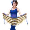 288 Coin Heavy 5 Layers Belt Belly Dance Costume Hip Scarf Wrap Waist Band India Dancer Multi Color Dancing Belt (Color : Royal Blue, Size : Free Size) view 1