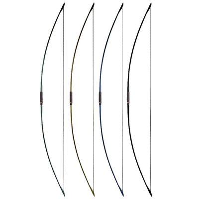 67 Inch Archery English Longbow 25-100lbs Recurve Bow Hunting Traditional Longbow for Right Hand Left Hand Adult Outdoor Sports (55 Lbs, Gold)