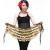 288 Coin Heavy 5 Layers Belt Belly Dance Costume Hip Scarf Wrap Waist Band India Dancer Multi Color Dancing Belt (Color : Black, Size : Free Size) view 2
