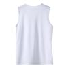 RTRDE Tank Top, Tops Blank Shirts Ribbed Tank Top Men Black Men's Summer Ice Silk Traceless Thin Breathable Color V-Neck Sleeveless Top Thick Mens Tank Tops Under White Top Big (4XL, White) view 3