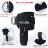 LAVVON Ankle Straps for Cable Machines Kickbacks - Adjustable Comfort Ankle Cable Attachments for Gym Ankle Cuff Cable Machine Glute Kickback Straps - Leg Extensions, Curls & Ankle Cuffs Women view 3