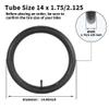 14 x 2.125 Bike Inner Tube Compatible with 14x1.75 14x1.9 14 x 1.95 14 x 2.10 14 x 2.125 Kid Bike Mountain Bike Tire Tube, with 32mm Schrader Valve-2 Pack view 2