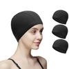 3Pcs Spandex Swimming Cap Non Waterproof Elastic Summer Bathing Pool Gym Underwater Water Sports Turban Anti-Slip Swim Hat