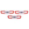 3Pcs / Lot Long Tennis Racket Vibration Dampeners Shock Absorbers Silicone Anti-Vibration Racquet Shockproof Damper (Orange) view 3