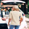 Caramitty Summer Tops for Women Short Sleeves Pullover Sweaters Knit Blouse Cute Dot Sweater Shirt Beige view 4