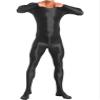 Freebily Men's One Piece Sports Yoga Full Bodysuits Workout Tights Hot Pants High Elastic Jumpsuits Black Medium view 1