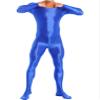 Freebily Men's One Piece Sports Yoga Full Bodysuits Workout Tights Hot Pants High Elastic Jumpsuits Blue Medium